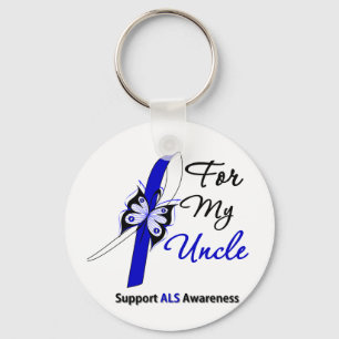 ALS Support For My Uncle Keychain