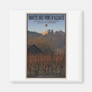 Alsace - Châteaus Kintzheim and Koenigsbourg Magnet