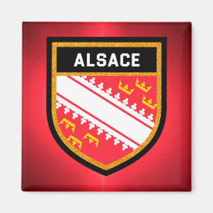 Alsace Flag Magnet