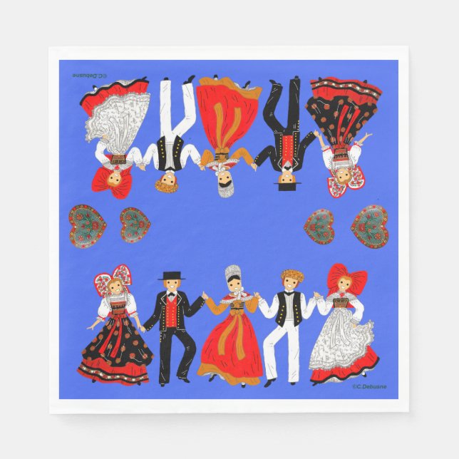 Alsace, France Napkin (Front)