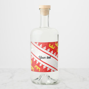 Alsace Liquor Bottle Label