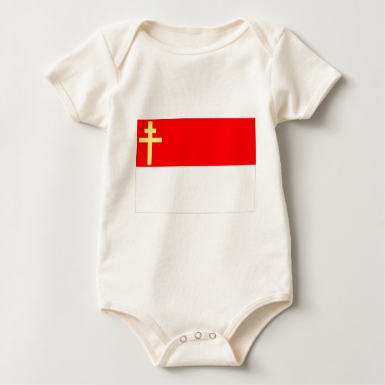 Alsace-Lorraine Flag Baby Bodysuit