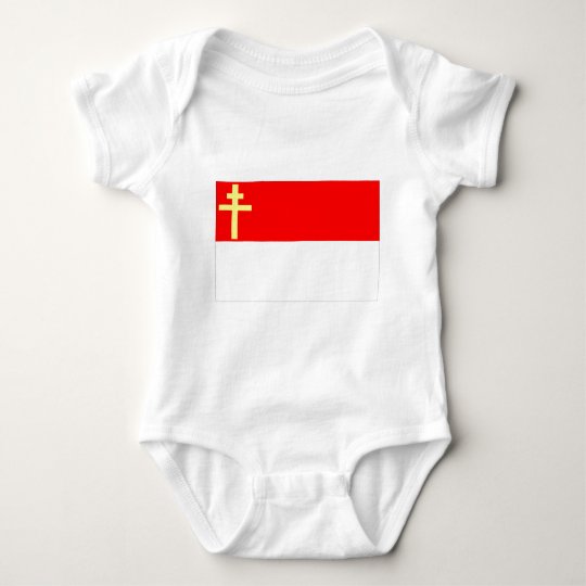 Alsace-Lorraine Flag Baby Bodysuit