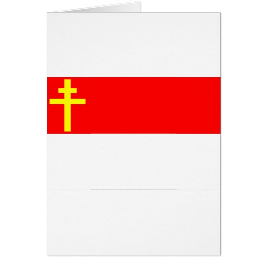 Alsace-Lorraine Flag Card