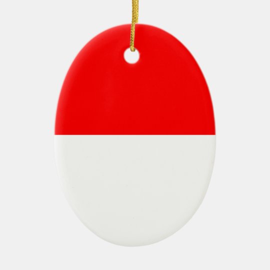 Alsace-Lorraine Flag Ceramic Ornament