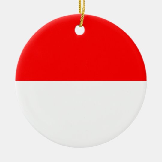 Alsace-Lorraine Flag Ceramic Ornament