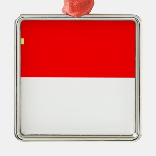 Alsace-Lorraine Flag Metal Ornament
