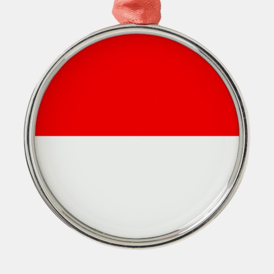 Alsace-Lorraine Flag Metal Ornament