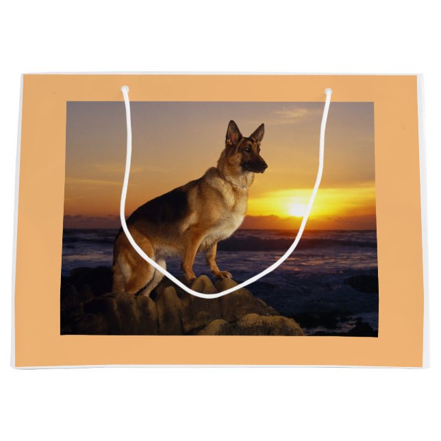 Alsatian Large Gift Bag (Front)