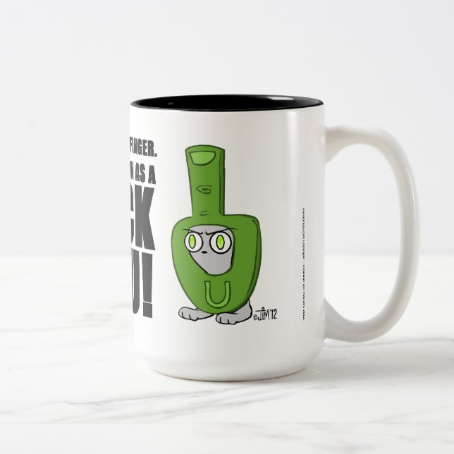 Also Known As... Foamy Finger Costume Mug (Right)