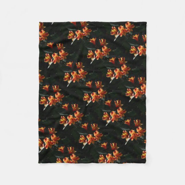 alstroemeria fleece blanket (Front)