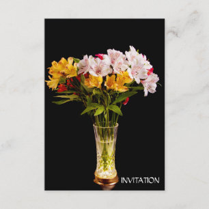 Alstroemeria (Peruvian Lily) Invitation
