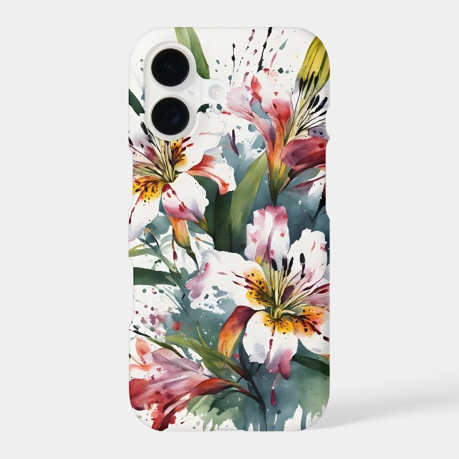 Alstroemeria - Watercolor flowers (Back)