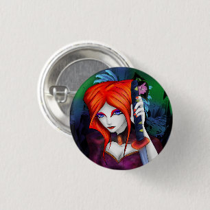 Alt Delta: Shiki with Sword 1 Inch Round Button