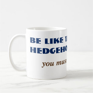 Alt Funny Hedgehog Milk Woodland Animal Comedy Coffee Mug