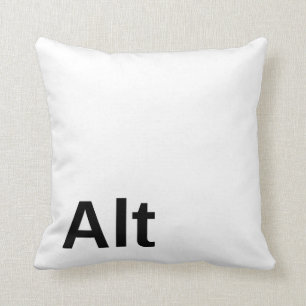 Alt Key Throw Pillow