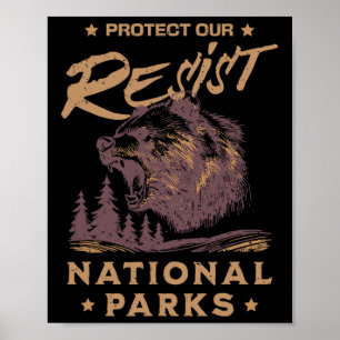 Alt National Park Resist Service Protect Our Natio Poster