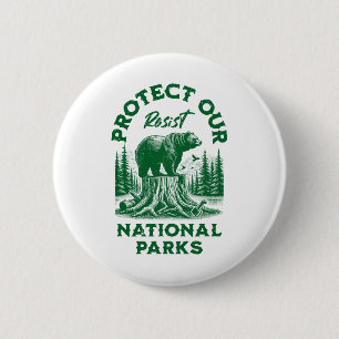 Alt Us National Park Resist Service  2 Inch Round Button