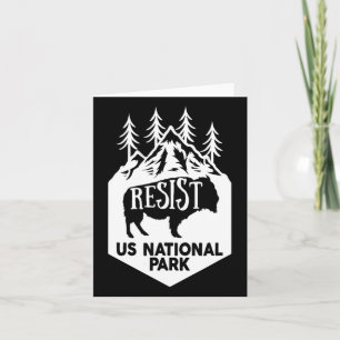 Alt Us National Park Resist Service  Card