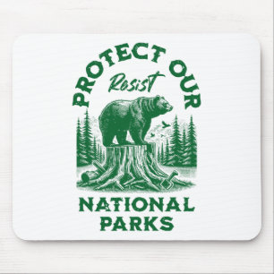 Alt Us National Park Resist Service  Mouse Pad