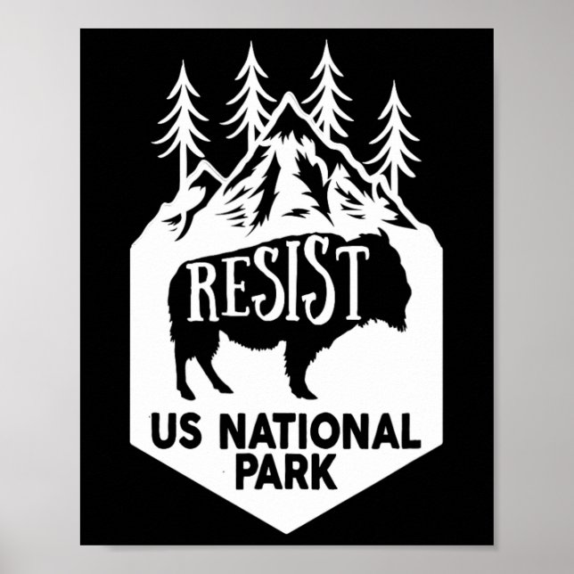 Alt Us National Park Resist Service  Poster (Front)