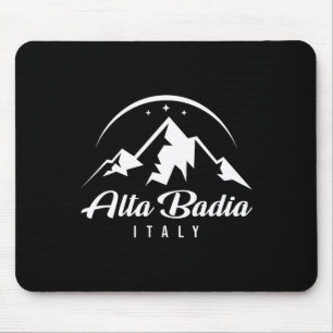 Alta Badia Italy Ski Resort Skiing Snowboarding So Mouse Pad