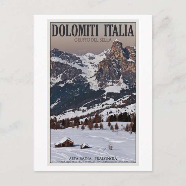 Alta Badia Meadows Postcard (Front)