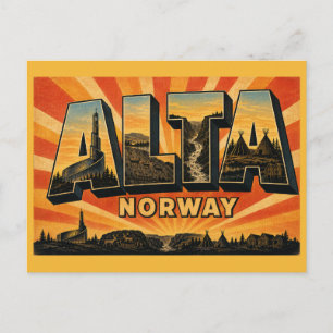 Alta Norway Cathedral Postcard