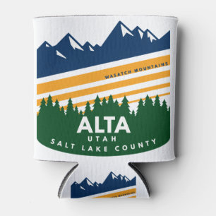 Alta Utah Wasatch Mountains Can Cooler