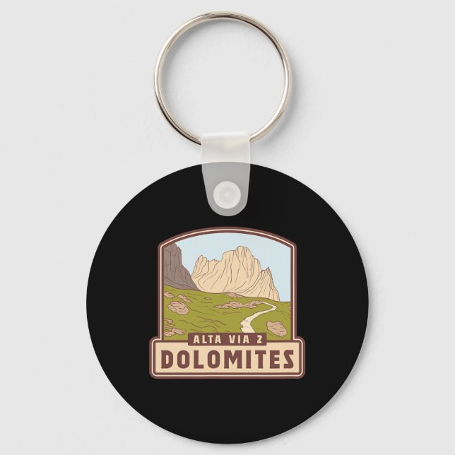 Alta Via 2 – Dolomites - Italy  Keychain (Front)
