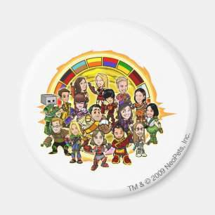 Altador Cup Staff Group Magnet