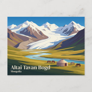 Altai Tavan Bogd National Park Mongolia Postcard
