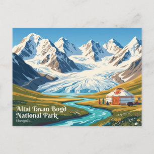 Altai Tavan Bogd National Park Mongolia Postcard