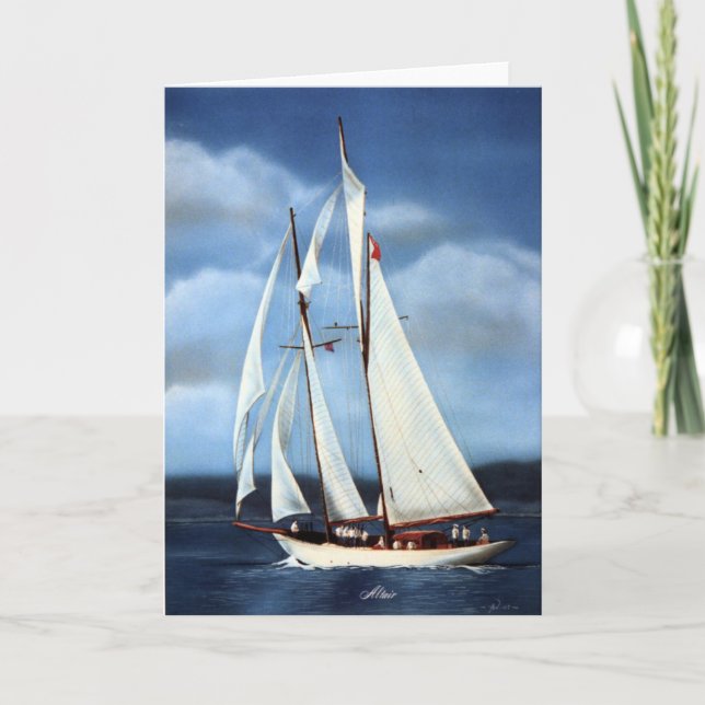 Altair Sailing Yacht Card (Front)