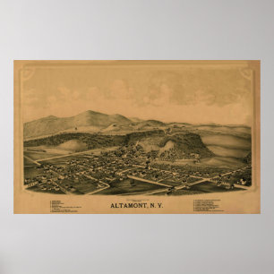 Altamont NY 1889 Poster