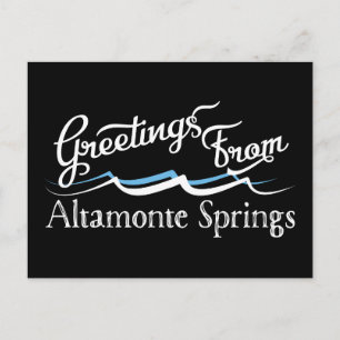 Altamonte Springs Water Waves Postcard