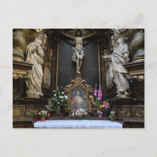 Altar in Prague Postcard