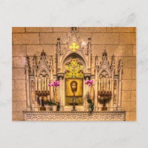 Altar Of The Holy Face St Patrick's Cathedral NY Postcard