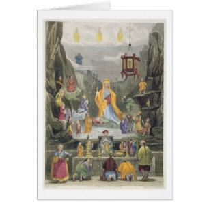 Altar Piece in the 'Yun Stzoo Stzee' Temple, Ting-