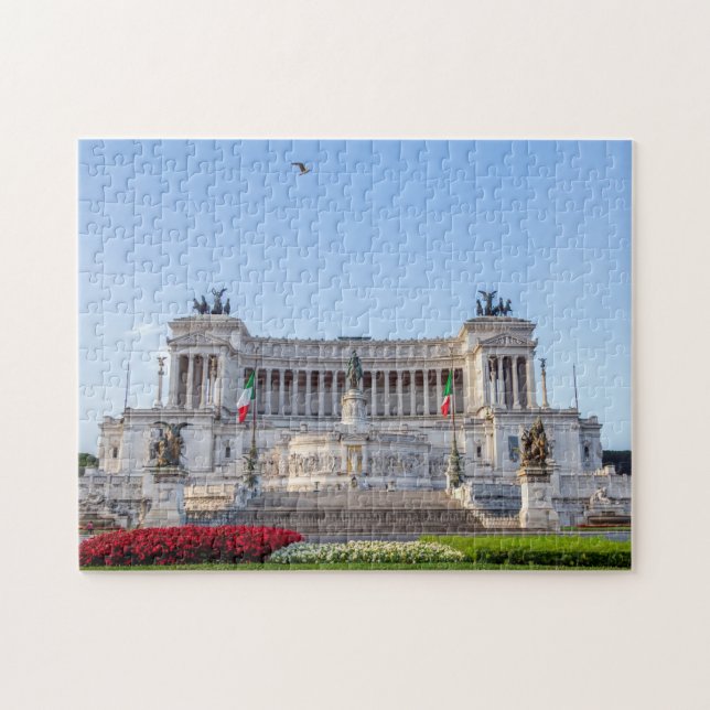 Altare della Patria at early morning - Rome, Italy Jigsaw Puzzle (Horizontal)