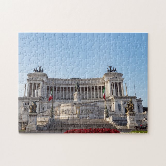Altare della Patria at early morning - Rome, Italy Jigsaw Puzzle (Horizontal)