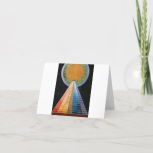 Altarpiece, Group X, No.1 by Hilma af Klint Thank You Card