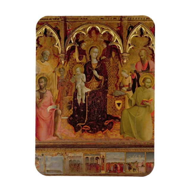 Altarpiece of the Madonna of the Snow, c.1430-32 ( Magnet (Vertical)