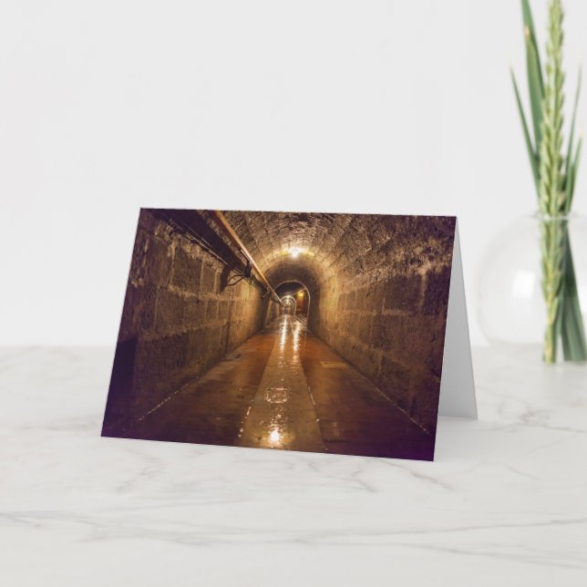 Alte Saline Salt Mine Tunnel Card (Front)