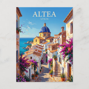 Altea Spain Postcard