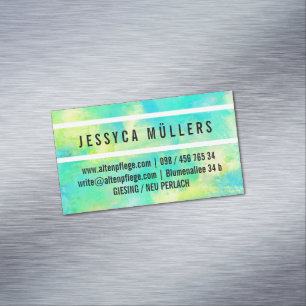 Altenpflege Magnetische Visitenkarte Magnetic Business Card