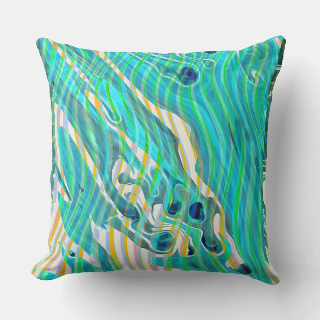 Alter Ego Throw Pillow (Front)