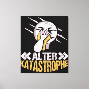 Alter Katastrophe Flamingo Gifts Owner Flamingo Canvas Print