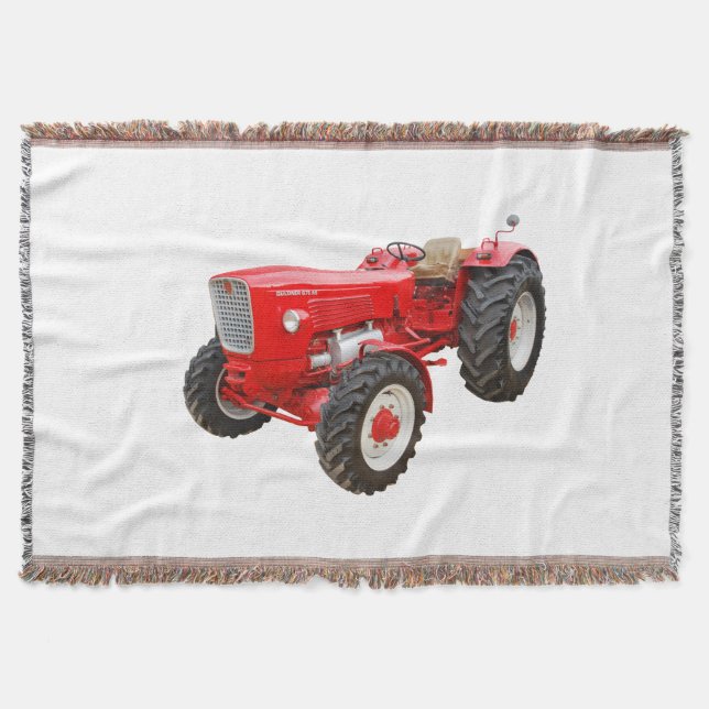 Alter Traktor Güldner G 75 AS Throw Blanket (Front)