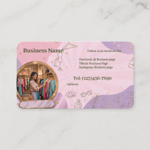 alteration repairs business card template
